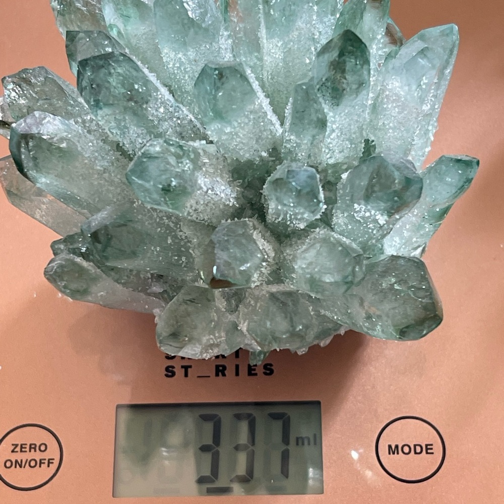 Wow!  Phantom green ghost Lemuria Quartz Clusters - Picture 10 of 10